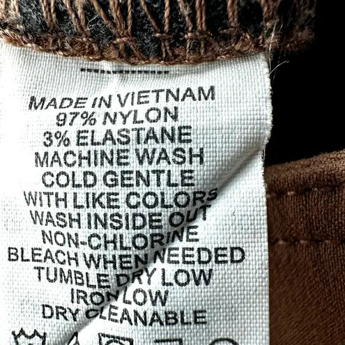 prAna Halle Pants Straight UPF 50 Stretch Zion Mid Rise Outdoor Hiking Brown 4