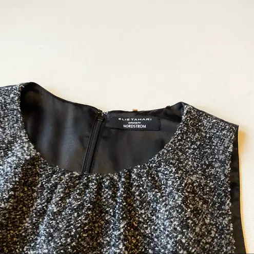 Elie Tahari Virgin Wool Tweed Sheath Dress