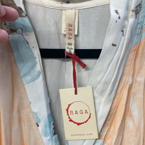 Raga Watercolor Wrap Dress 
 Head In The Clouds Wrap Dress. XS (b27.12) - Image 3