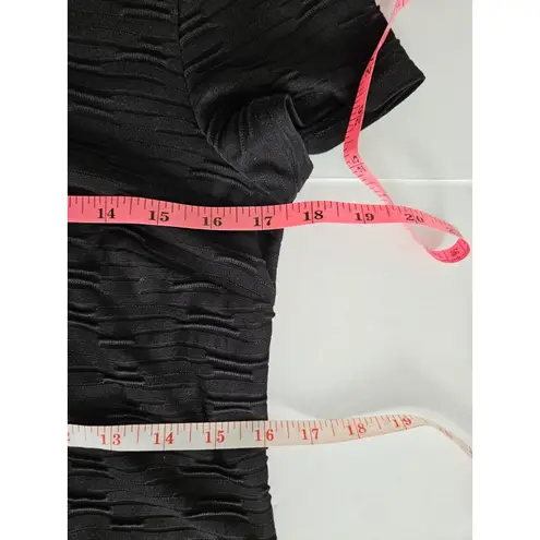 Marc New York Andrew Marc Black Zip Back Sheath Dress Size M