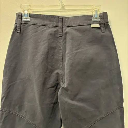 Boyish Navy Blue Parker Cargo Chino Pants Straight Leg Baggy Masculine Utility