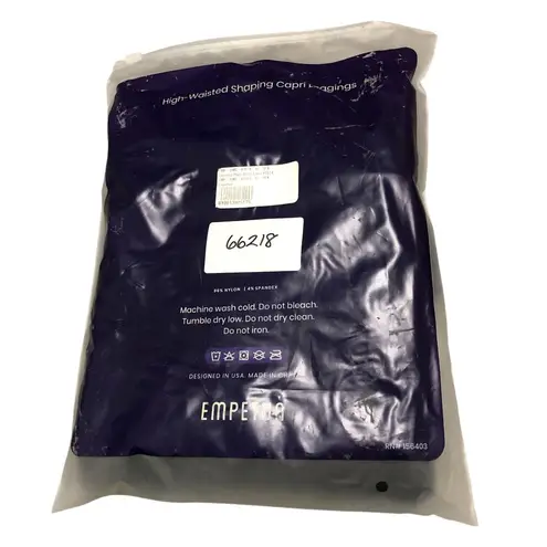 Empetua by Shapermint High Waisted Shaping Capri Leggings Black XL NWOT