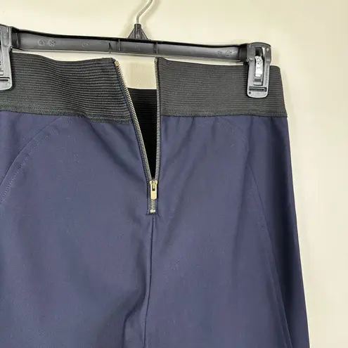Stella McCartney Pants Womens 40/ US Small Navy Blue Zip Ankle Stretch Pull On