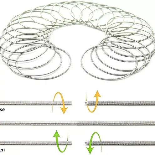 Boutique NEW 2 mm Gold Plated Stainless Steel 316L Stackable Guitar String Bracelets