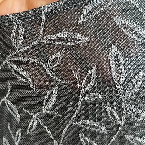 Cosabella Vintage Made in Italy Semi Sheer Bodysuit Printed Neutral Small