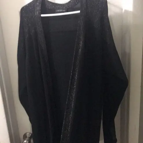 Lane Bryant ❤️ Long elegant shimmery black sweater plus size 22/24