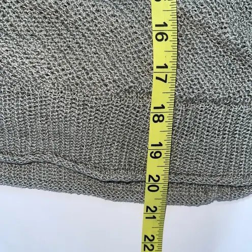 moon & madison NWT Sage Green Surplice Wrap Backless Sweater