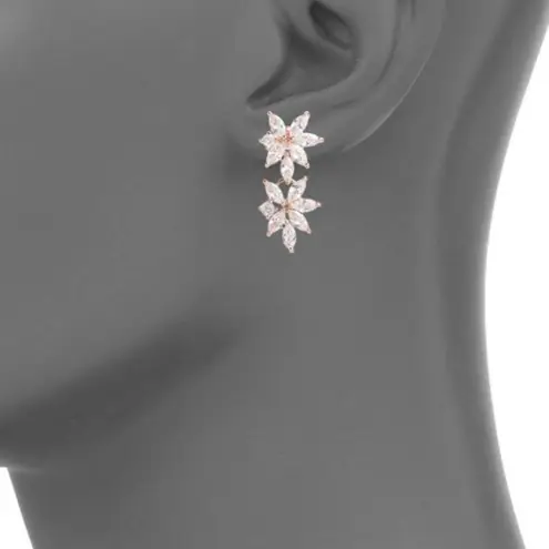 Eye Candy Luxe Abigail Crystal Leaf Statement Necklace & Earrings Set