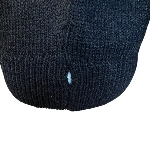 VTG Alexandria Sweater Womens Large Bold Color Block Angora 80s Statement Black - Image 10