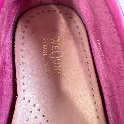 G.H. Bass & Co Weejuns Penny Loafers Women's 9 Pink Leather Slip