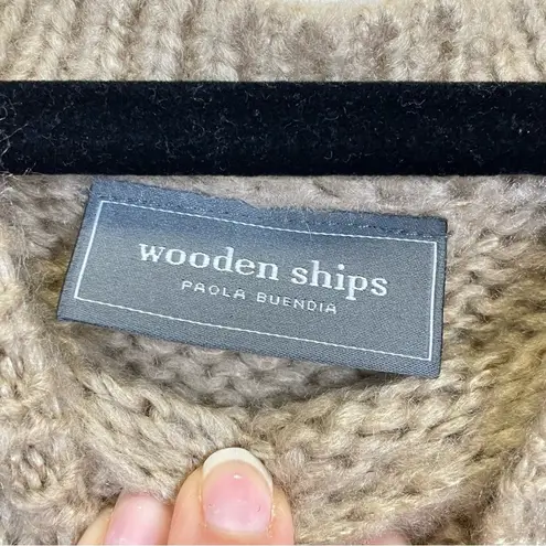 Wooden Ships  Wool Blend Lightweight Crew Neck Relaxed Fit Tunic Sweater M/L