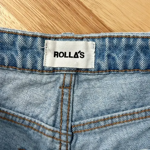 Rolla's Rolla’s Dusters Short in Layla Bleach Distressed Light Wash Size 27