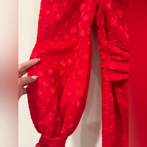 Majorelle Revolve Annalise Mini Dress in Ruby Red 2305