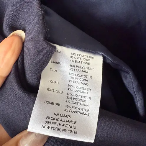 Ellen Tracy Women's pencil midi Skirt, Size 6, Dark Blue