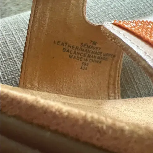 Easy Spirit NEW Mavey Medium Brown Leather Sandals, Size 7, New in Box