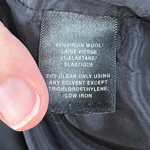 Lafayette 148 New York Black Pencil Skirt Mini Length Size 6