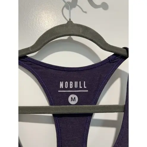 Nobull Women's Racerback Performance Tank Size Medium Purple Gym CrossFit