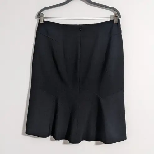 Adrienne Vittadini Charcoal Gray A-Line Skirt Size 10 Classic Gray Skirt