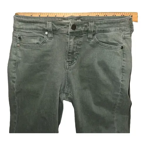 Liverpool for Nic + Zoe Olivewood Skinny Jeans, Size 4 Green