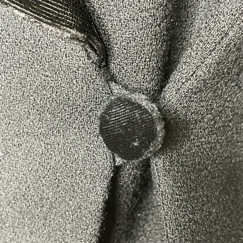 Hugo Buscati Vintage Milano Lapel Coat Dress Black Size 4