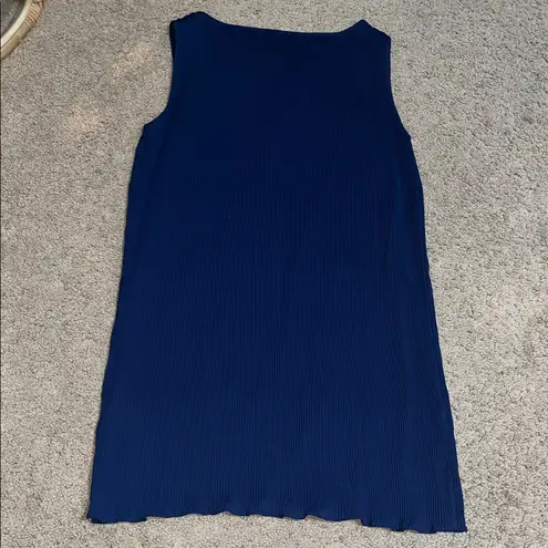 Vivienne Tam East West Code Ann Taylor Vintage Plisse Pleated Sleeveless Dress 2