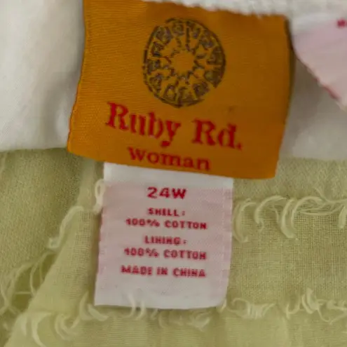 Ruby Rd Maxi Skirt Women 24W Yellow Gradient Tier Boho Chic Cowgirl Western Y2K Yellow