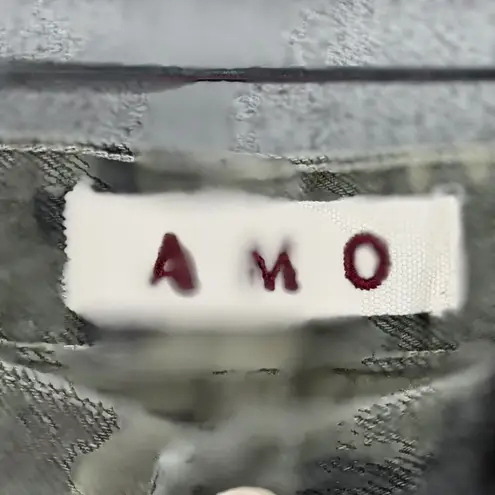 AMO Slouch Trousers 24 Camo Print Pants Distressed Utilitarian Military Grunge Green