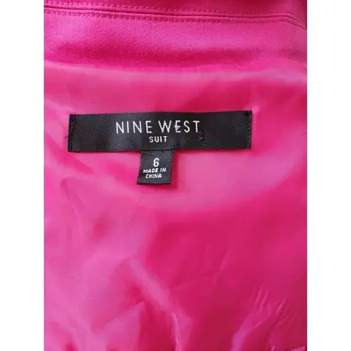 Nine West  Pink Half Sleeve Trench Outwear Jacket