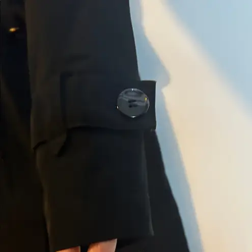 Fleet Street Ltd Elegant Black Women's Short Trench Coat