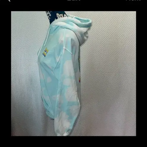 🧜🏼♀️ Dark Seas Women's Hoodie Coast To Coast Tie Dye Size Small. 🐬 Blue
