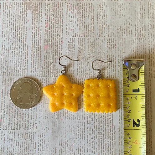 Handmade Kawaii harajuku y2k style biscuit earrings🩷