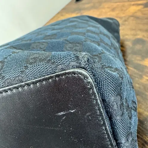 Gucci  GG Canvas Tote Bag Black Authentic Designer Handbag Purse Classic - Image 16