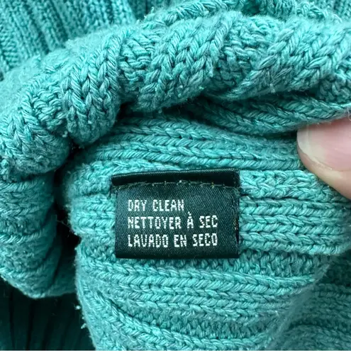 Vintage Lauren Ralph Lauren Silk Linen Knit Sweater Ribbed Preppy Y2K Women' S Green