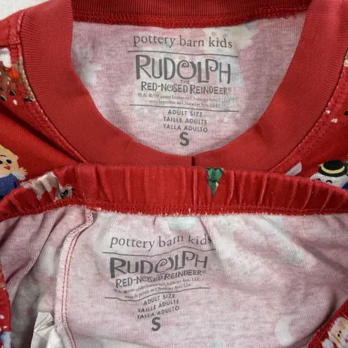 Pottery Barn Adult S Rudolph Adult Organic Pajama Set 2 Piece Christmas Holiday - Image 10