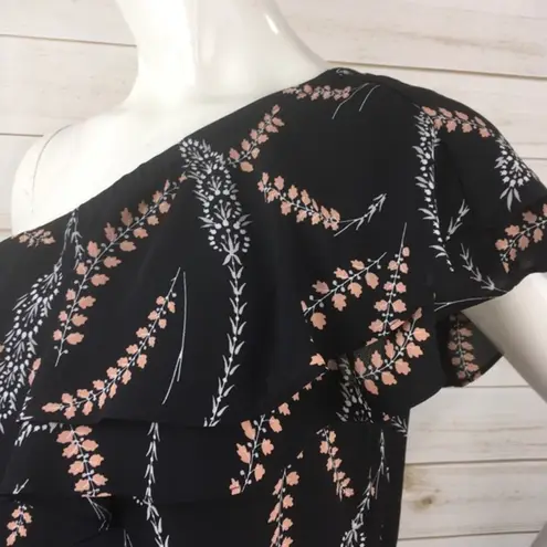 Chelsea28  Ruffle One Shoulder Floral Top