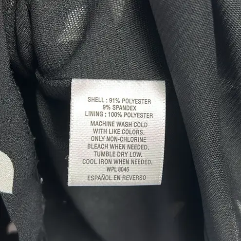 Maison Jules | Black Dress with White Lip Dot Print sz Large