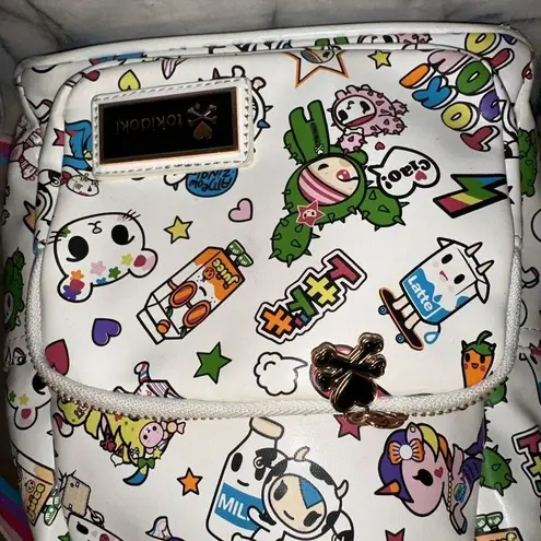 Tokidoki 2018 RARE Denim Daze White Mini Backpack Vinyl Toy JAPAN Kawaii Cosplay