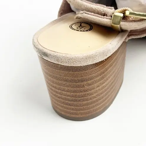 Bella Vita Pink Leather Upper Ankle Straps Open Toe Chunky Heel Sandals, Size 7