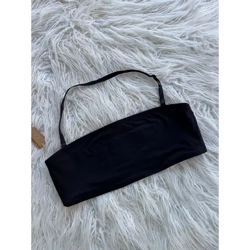 SKIMS Signature Swim Bandeau Bikini Top Onyx Size Medium