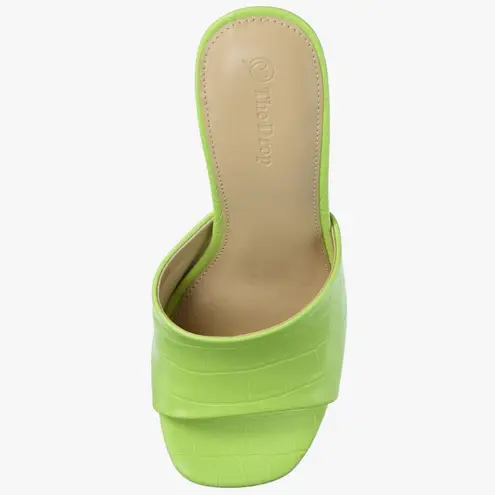NWT The Drop Lime Green Pattie High Block