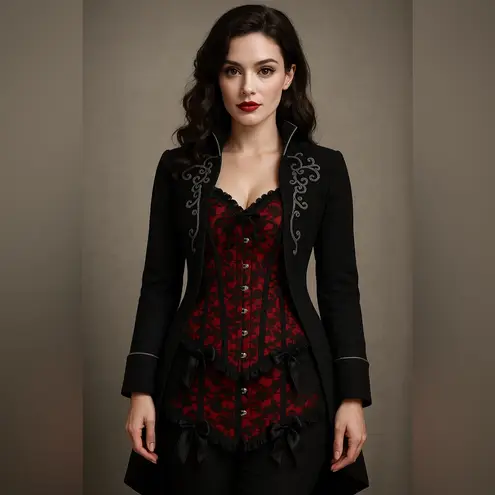 Unisex Steamcoat Black