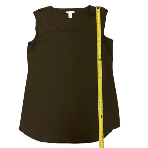 Daily Ritual Short Sleeve Brown Cap Sleeve Top Size 6