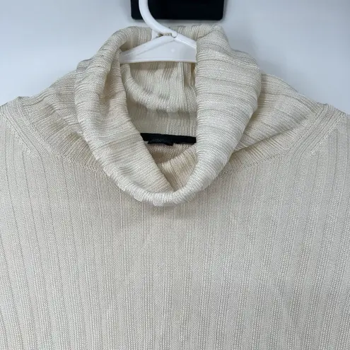 Alexander Wang XS LS Ribbed Turtleneck Blouse Italian Crystal Embellished Classy