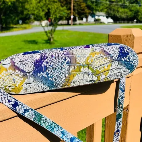 Brahmin Spellbound Katie Crossbody Bag NWT Iridescent Leather Purse