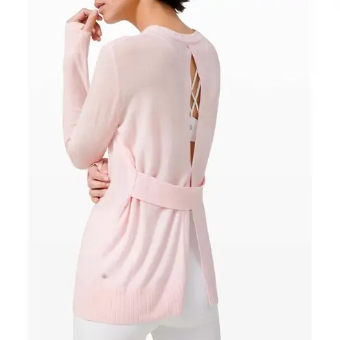 Lululemon  Sincerely Yours Pink Glow Sweater