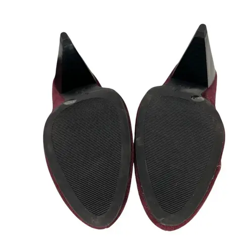 NWOT INC suede over the knee slouch boots Pink Size 6.5