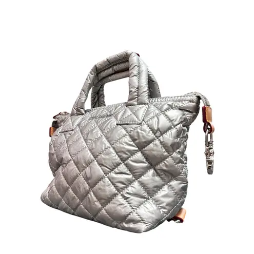 MZ Wallace Silver Quilted