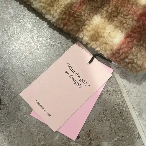 Avec Les Filles  Sherpa Plaid Jacket, Size XS New w/Tag - Image 4