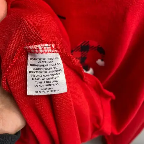 Modern Canvas Gnome For The Holidays Christmas Top Size XXL