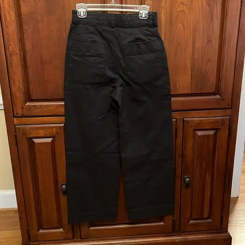 Everlane  Women’s The Organic Wide Leg Pant in black Size 00 NWT